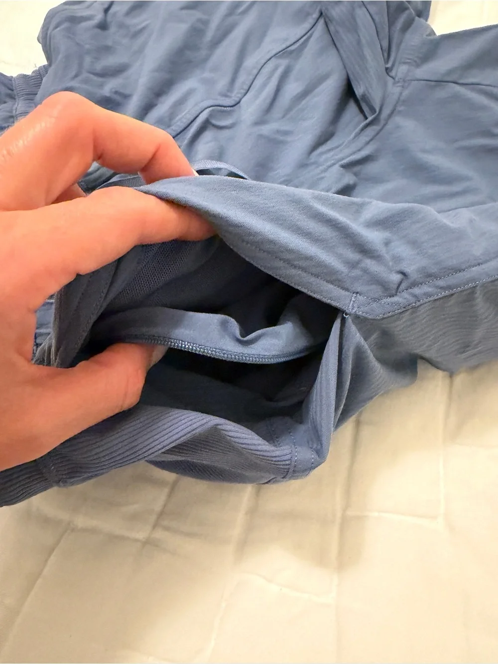 lululemon athletica Slate Blue Athletic Drawstring Shorts